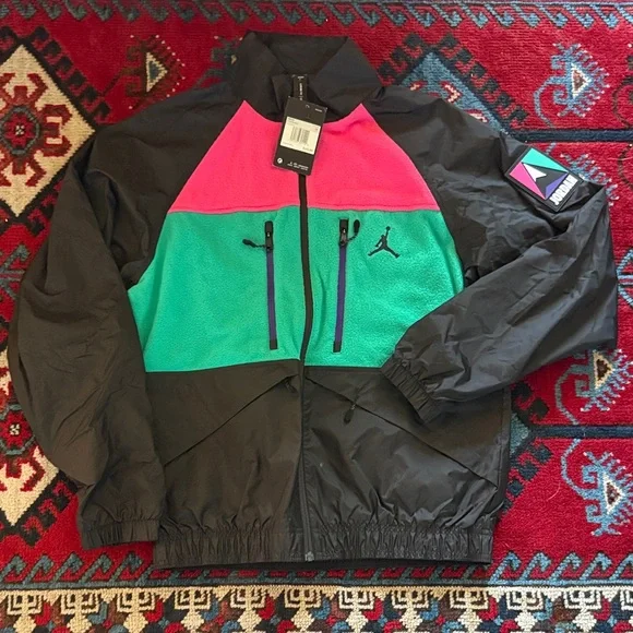 Jordan Multicolor Windbreaker Jacket NIKE NWT BRAND NEW - Picture 1 of 3